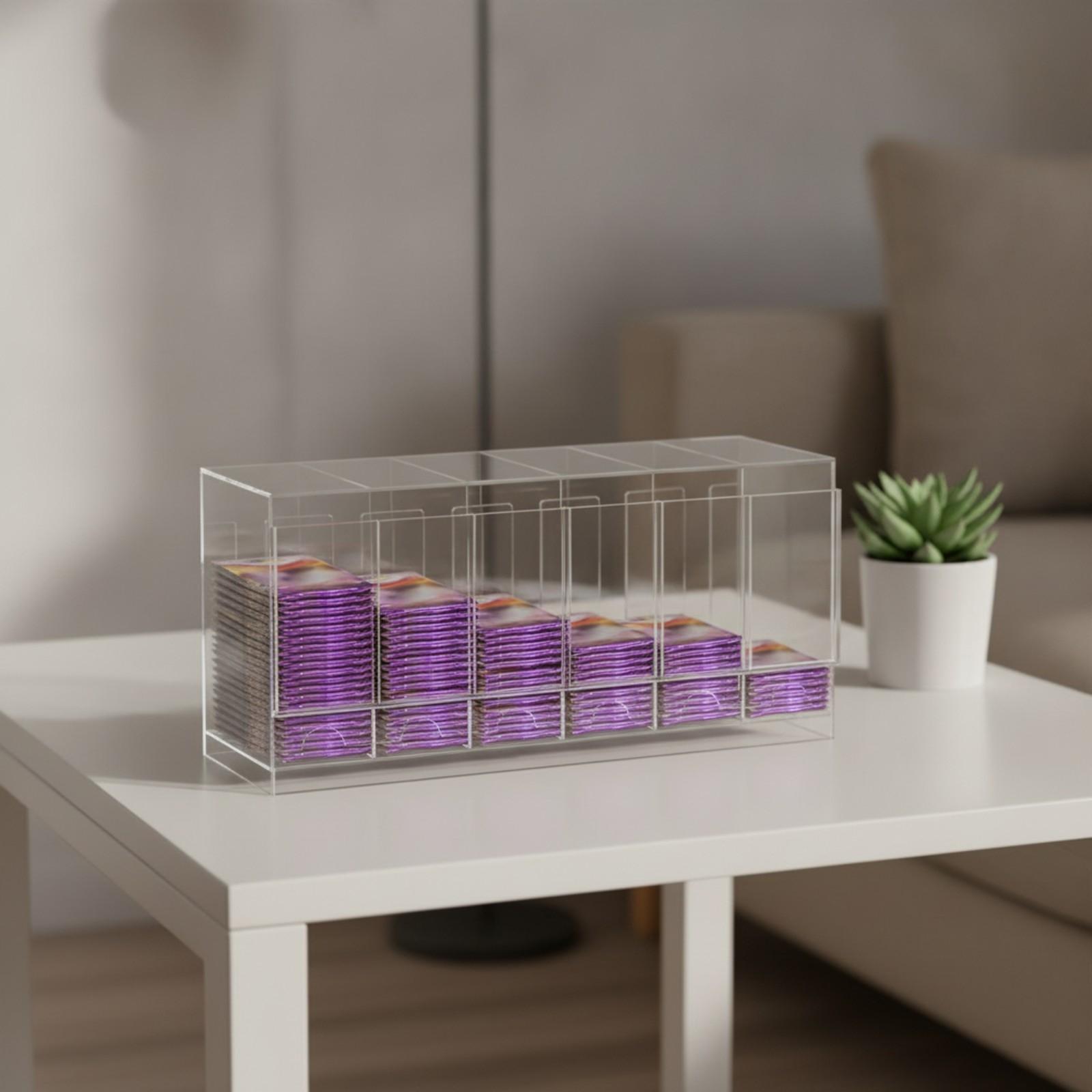 Storage - Bölmeli Kart Sergileme Kutusu, Kapaksız, Akrilik