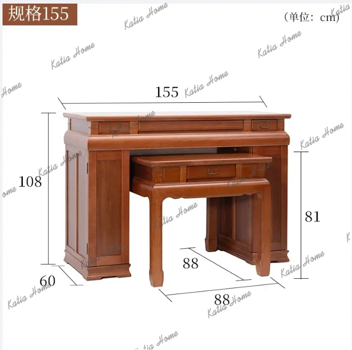Tables - Masif Ahşap Ev Tipi Zenginlik Tanrısı
