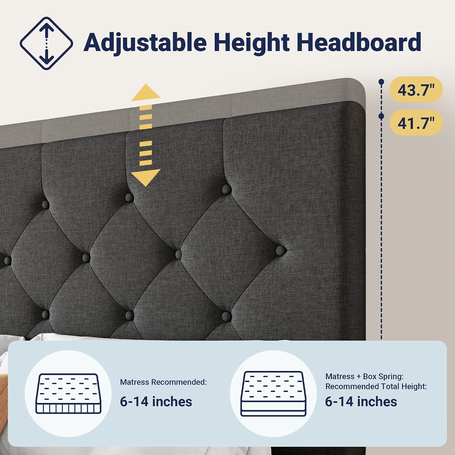 Döşemeli King Boy Platform Yat - King Size Bed Frame With Storage Drawers incelemesi ve fiyatı