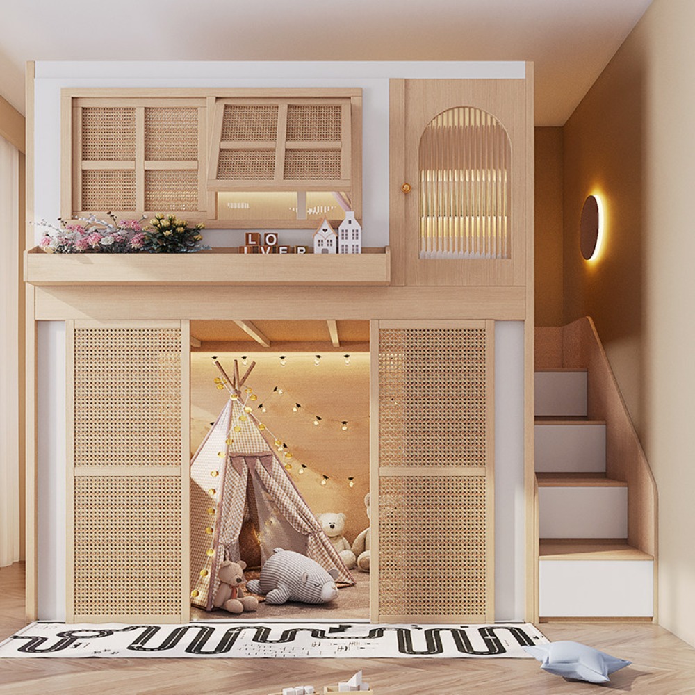 Kardeşler için Ayrı Gizlilik A - Bunk Bed With Stairs And Slide incelemesi ve fiyatı