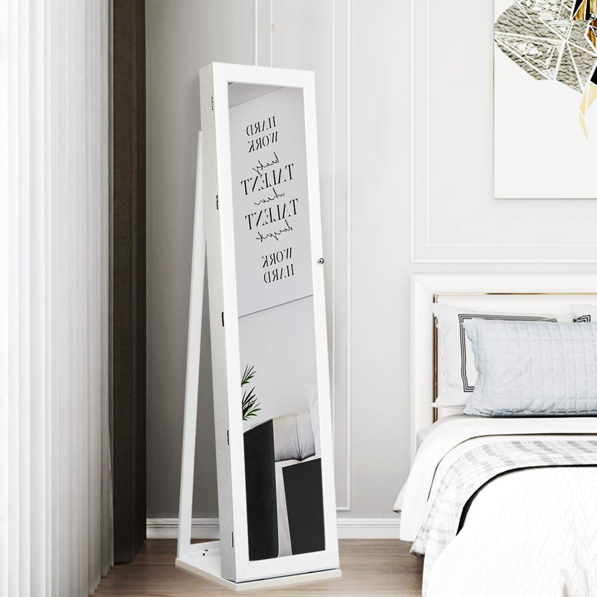 Tam Boy Aynalı, Kilitlenebilir - Full Length Mirror Jewelry Armoire incelemesi ve fiyatı